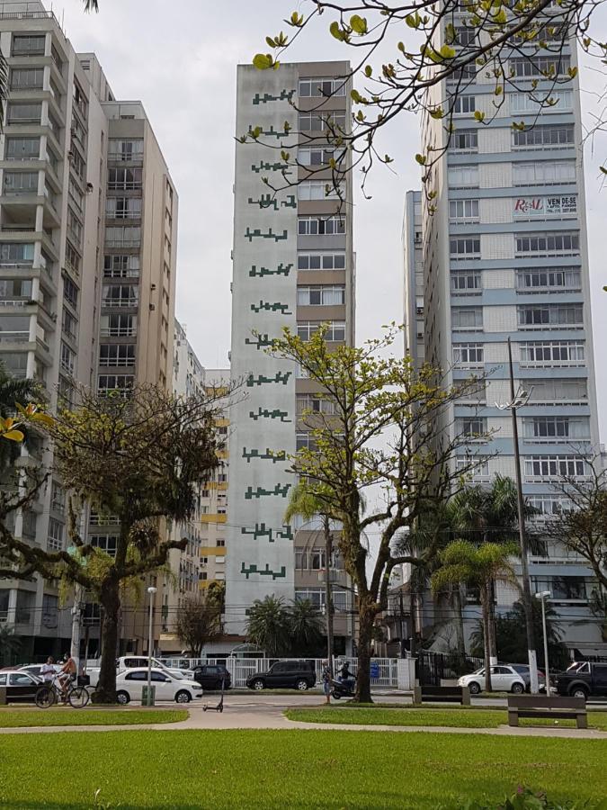 Apartamento Em Frente A Praia Do Embare - Santos Εξωτερικό φωτογραφία